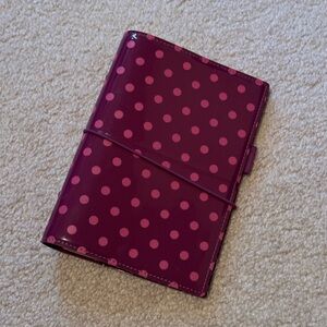 Filofax Personal Domino Patent Dots